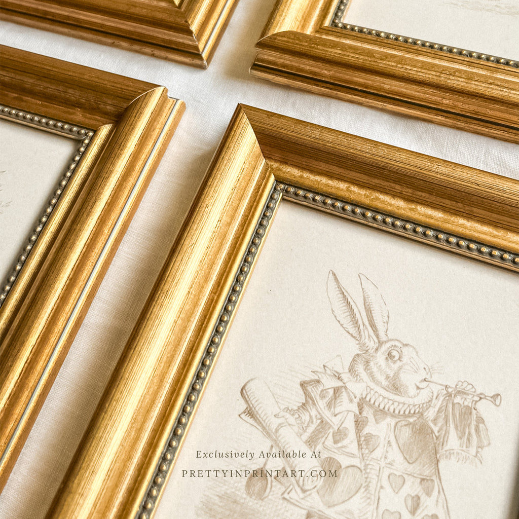 Alice's Adventures in Wonderland |  Gold Frame (UK ONLY)