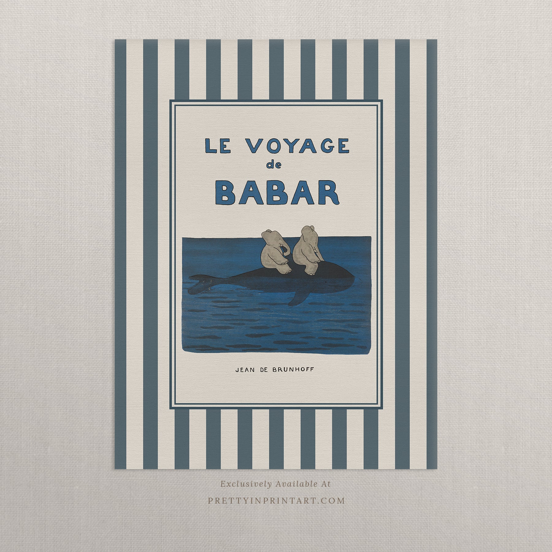 babar-nursery-art-print-elephant-on-whale-unframed-wall-decor