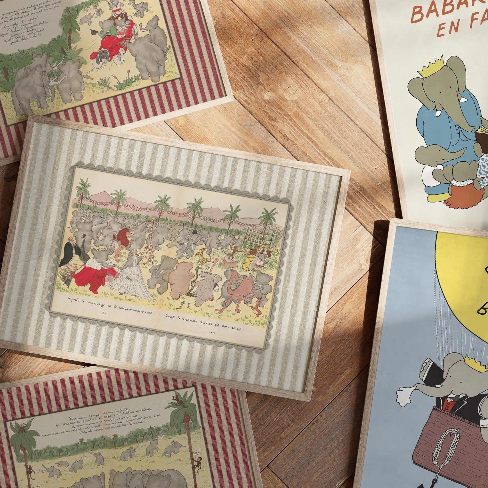 Babar Nursery Art 006 Natur | Ungerahmt