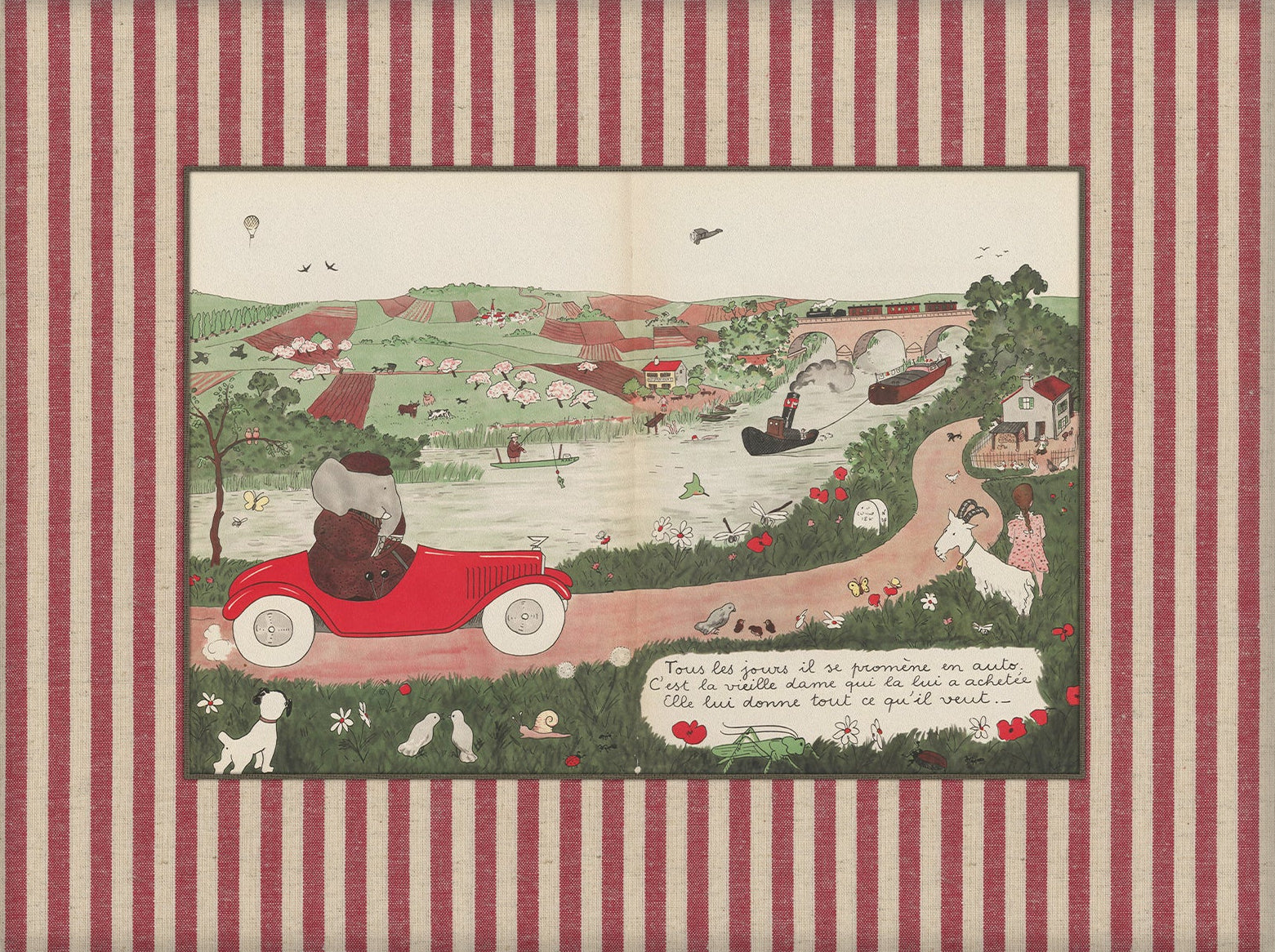 Babar Nursery Art 003 |  Unframed