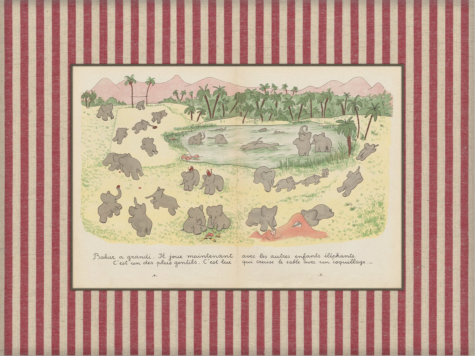 Babar Nursery Art 004 |  Unframed