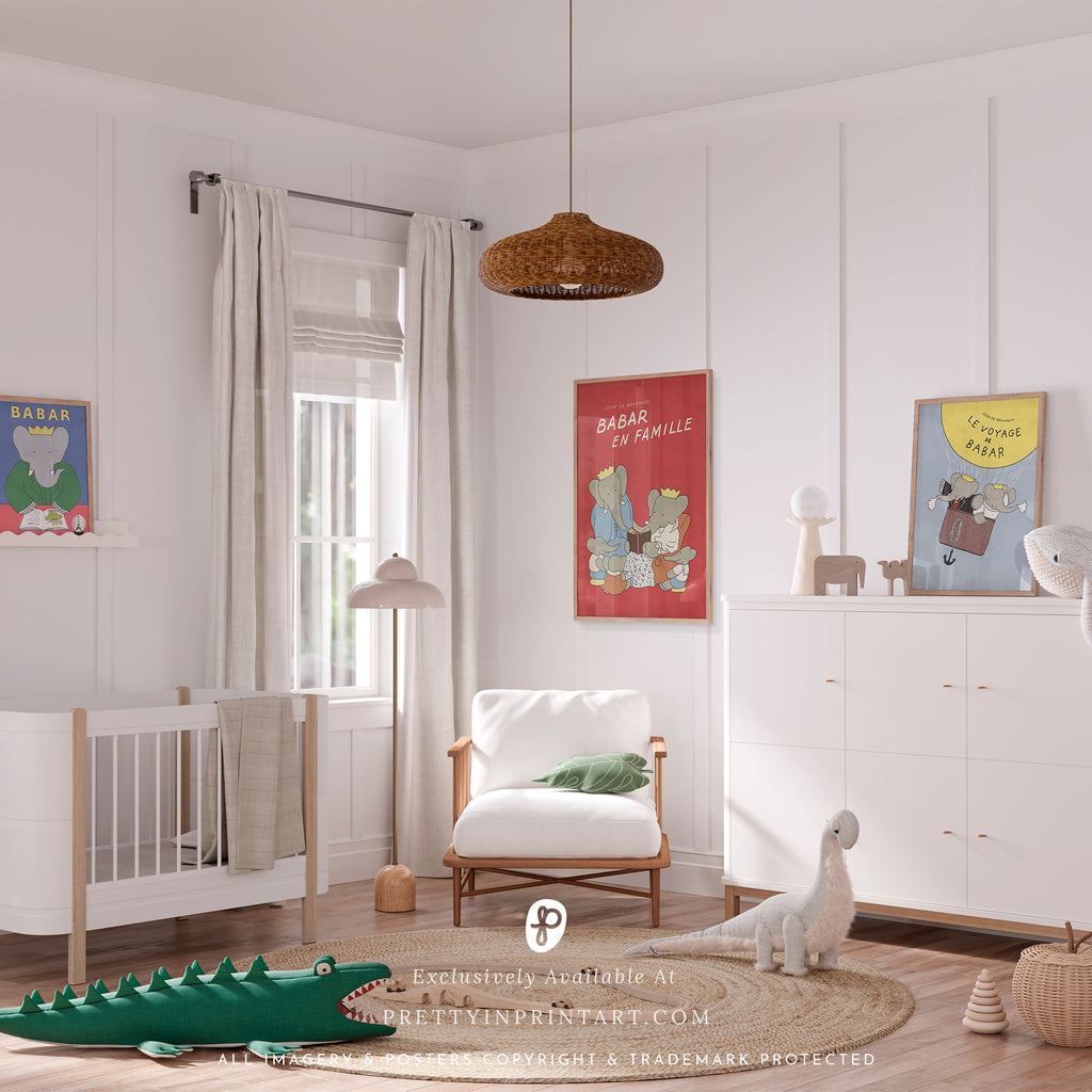 Babar Nursery Art 001 |  Unframed