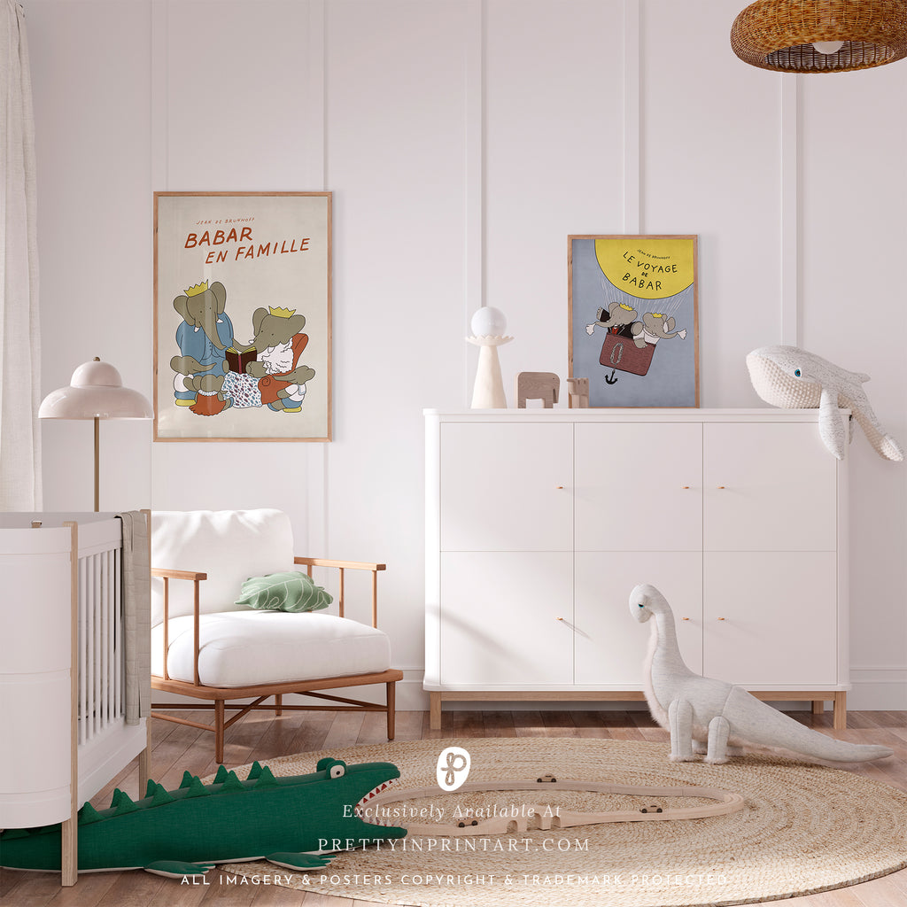 Babar Nursery Art 005 |  Unframed