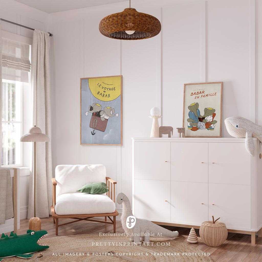 Babar Nursery Art 005 |  Unframed