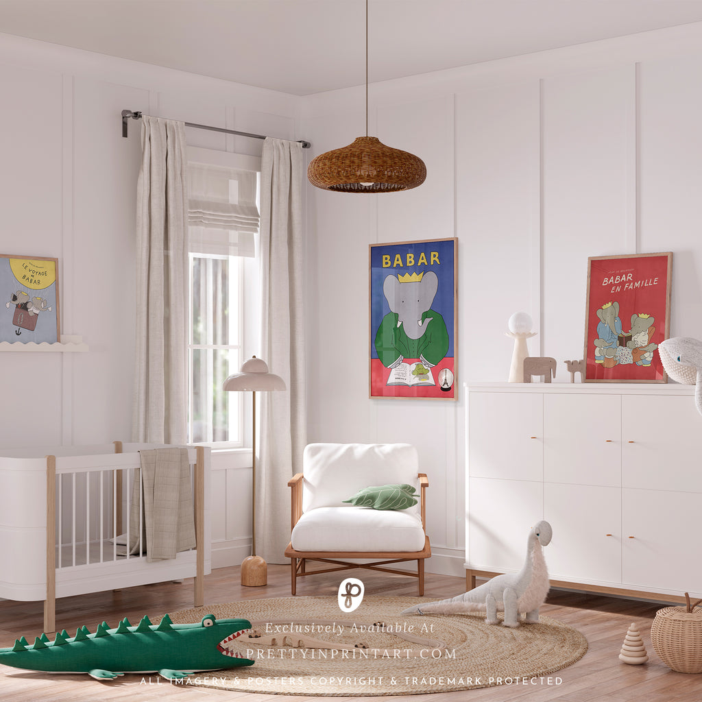 Babar Nursery Art 004 |  Unframed