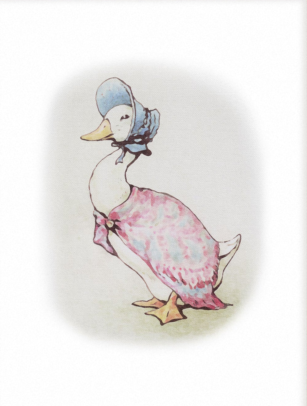 Beatrix Potter Nursery Art, Jemima Puddle Duck |  Unframed