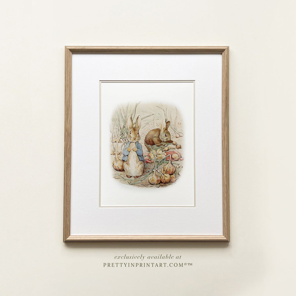 Beatrix Potter Nursery Art | Custom Frame