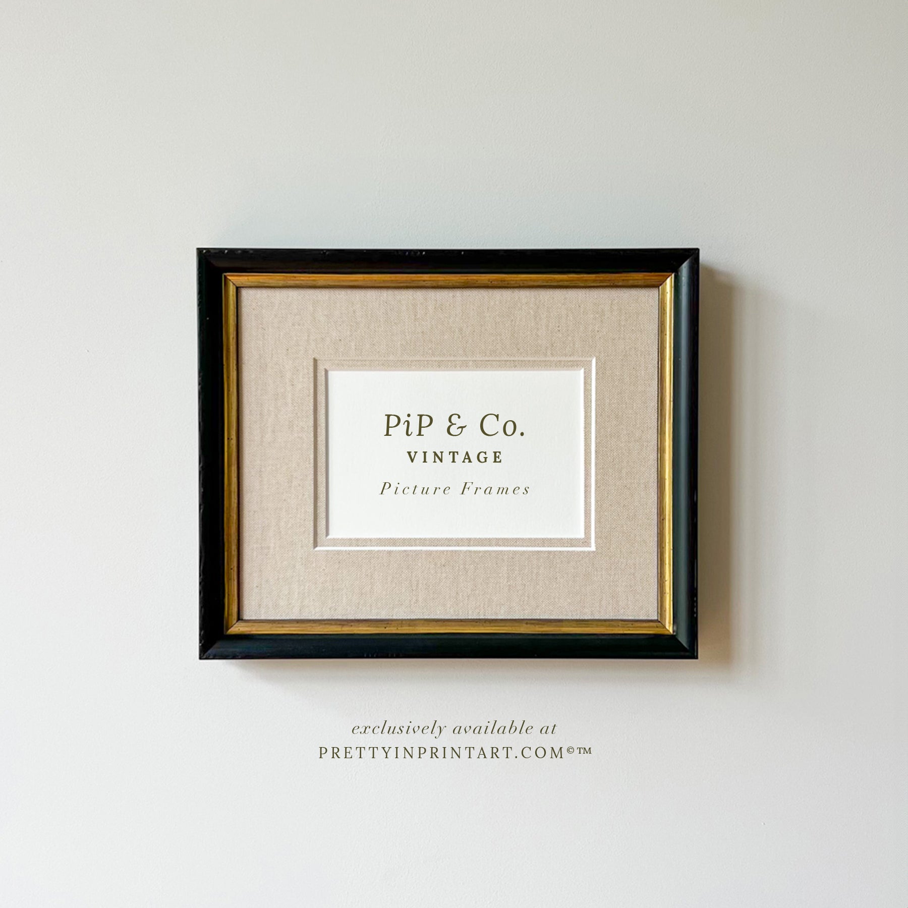 Vintage inspired picture frames for gallery wall ideas and classic antique style interiors