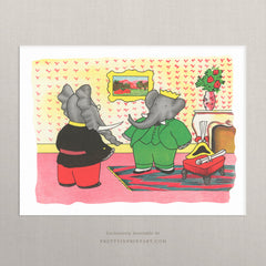 Babar & Cornelius |  Unframed