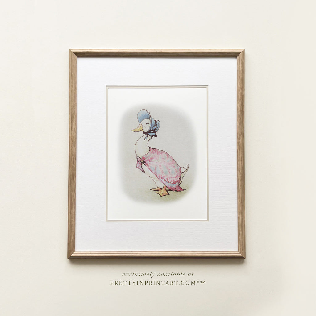 Peter Rabbit Nursery Art | Custom Frame
