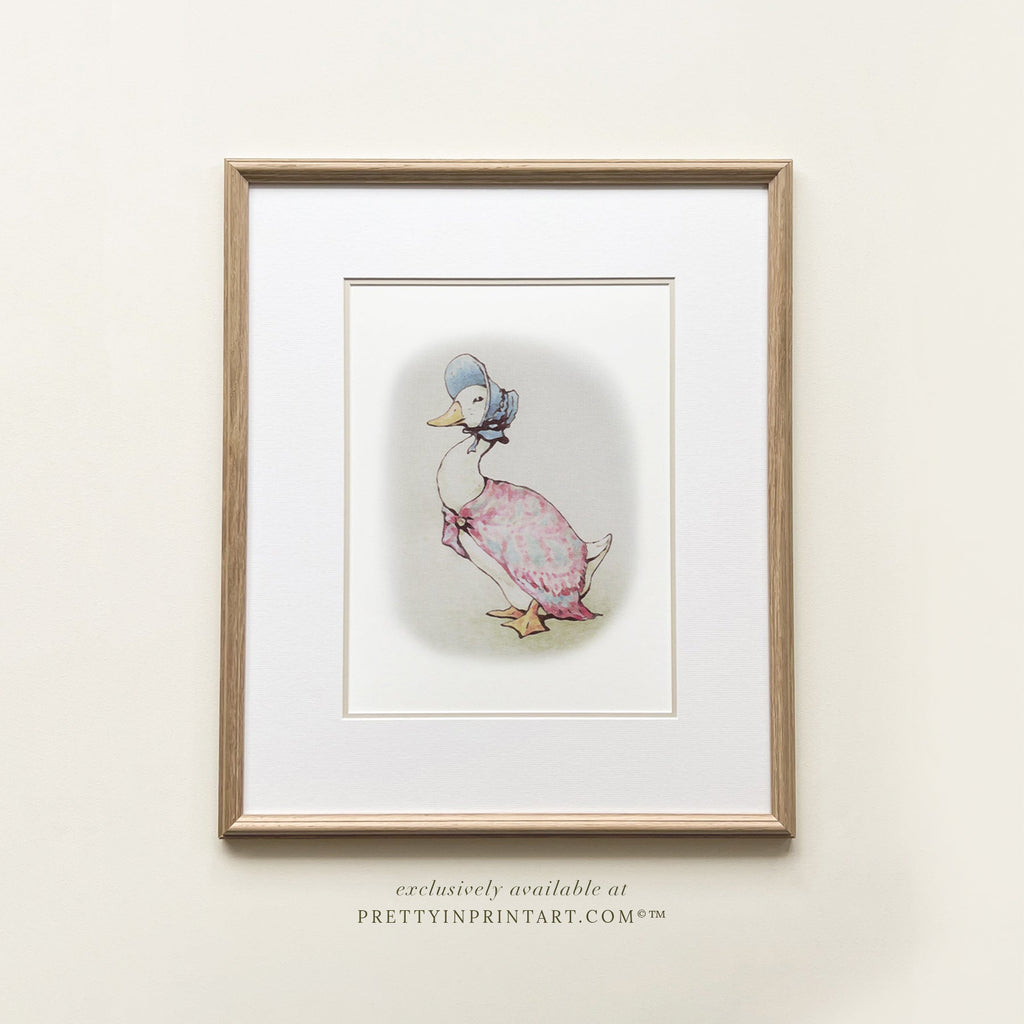 Mrs Tiggy Winkle Nursery Art | Custom Frame