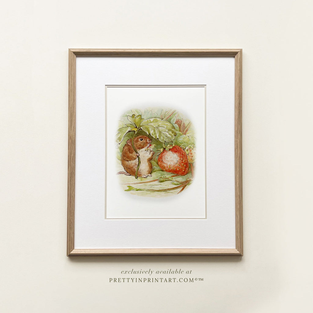 Beatrix Potter Nursery Art | Custom Frame