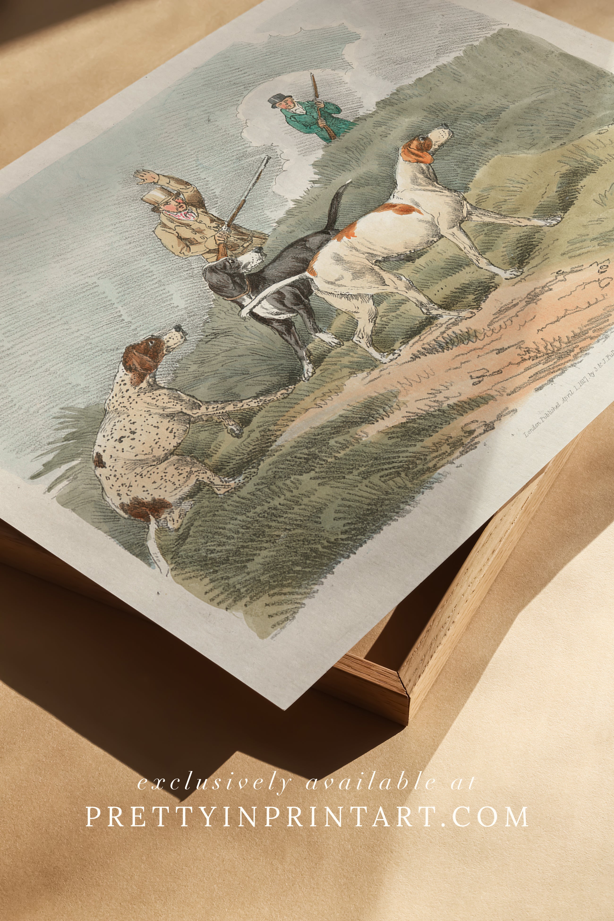 vintage-hunting-dog-wall-art-set-in-gold-frames
