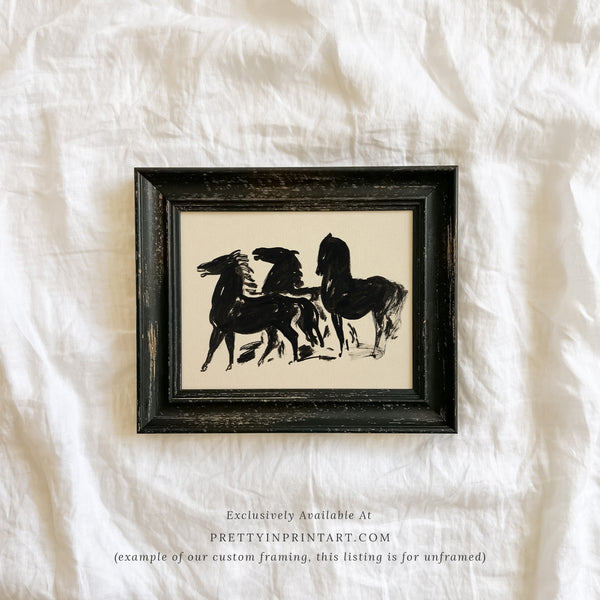 Vintage Horse Art 00635 |  Unframed