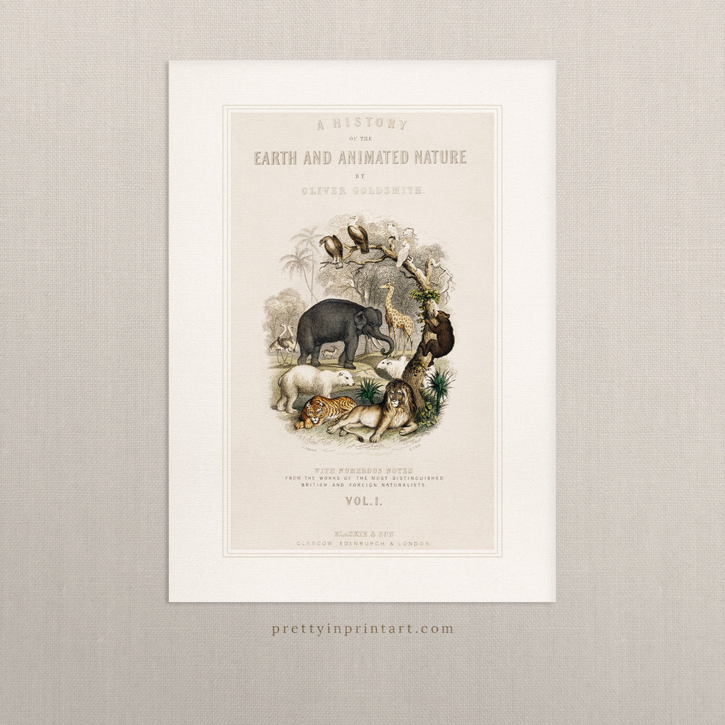 Animal Nursery Art, 00689 |  Unframed