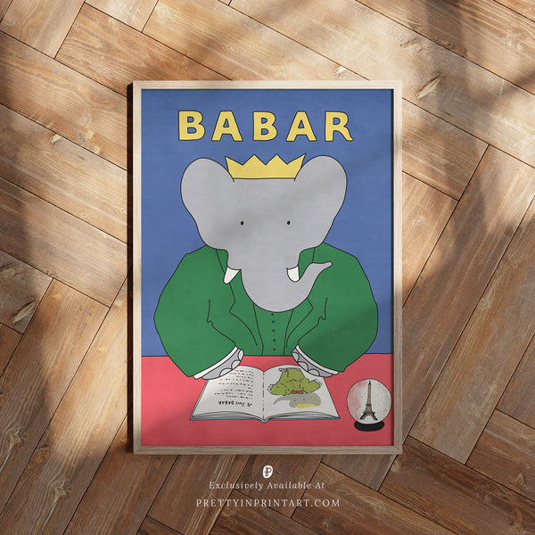 Babar Nursery Art 004 |  Framed Print