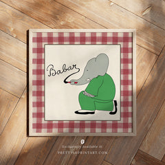 Babar Nursery Art 008 |  Framed Print