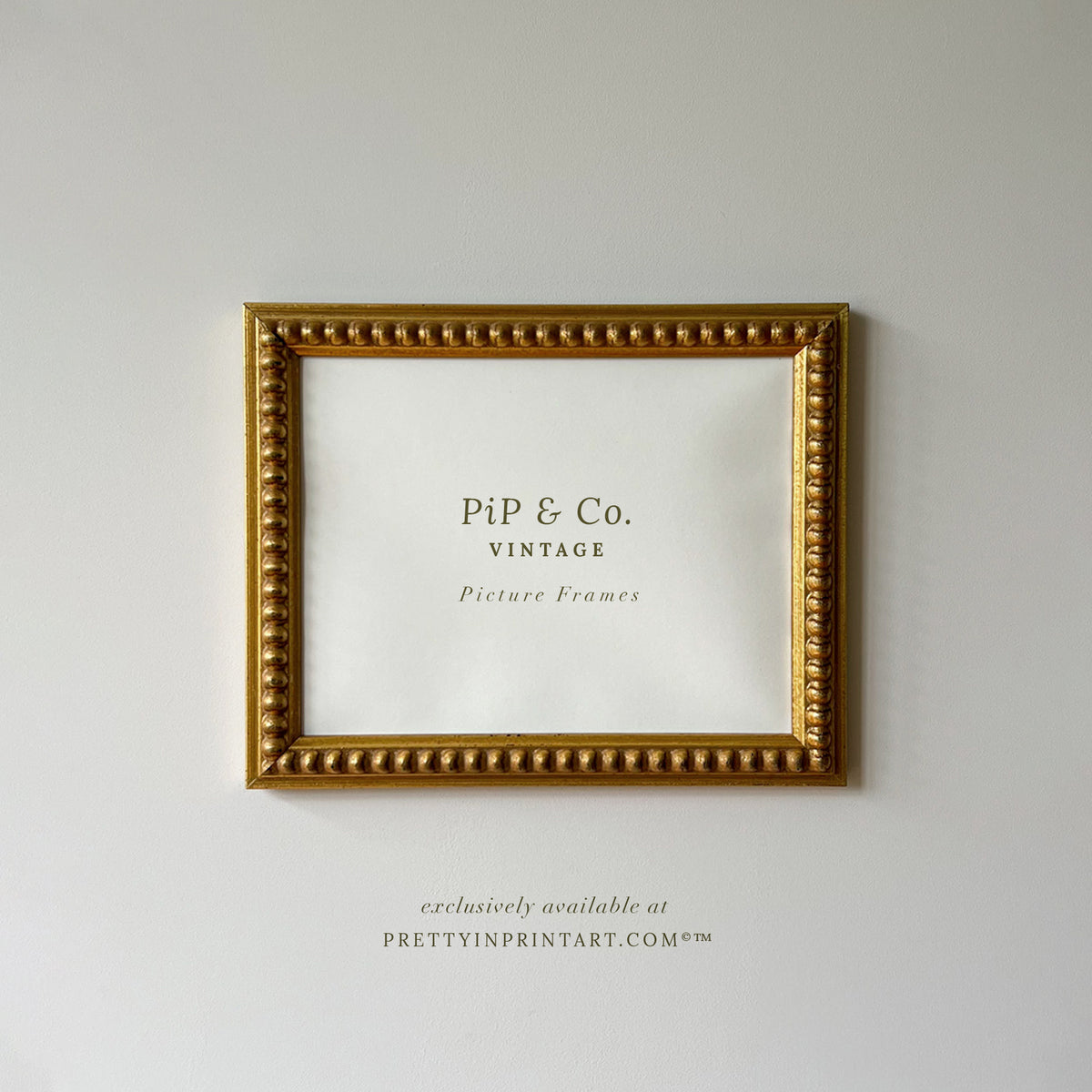 Vintage Style Gold Bobbin Frame – Professionally Framed, With or ...