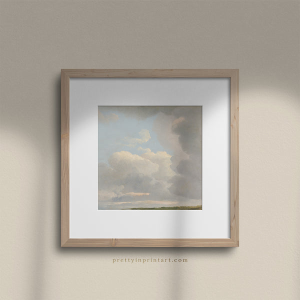 Cloudy Study, Sky 00374 |  Framed & Mounted Print