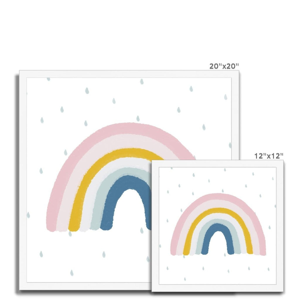Rainbow Wall Art - Matches H&M Cushion |  Framed Print