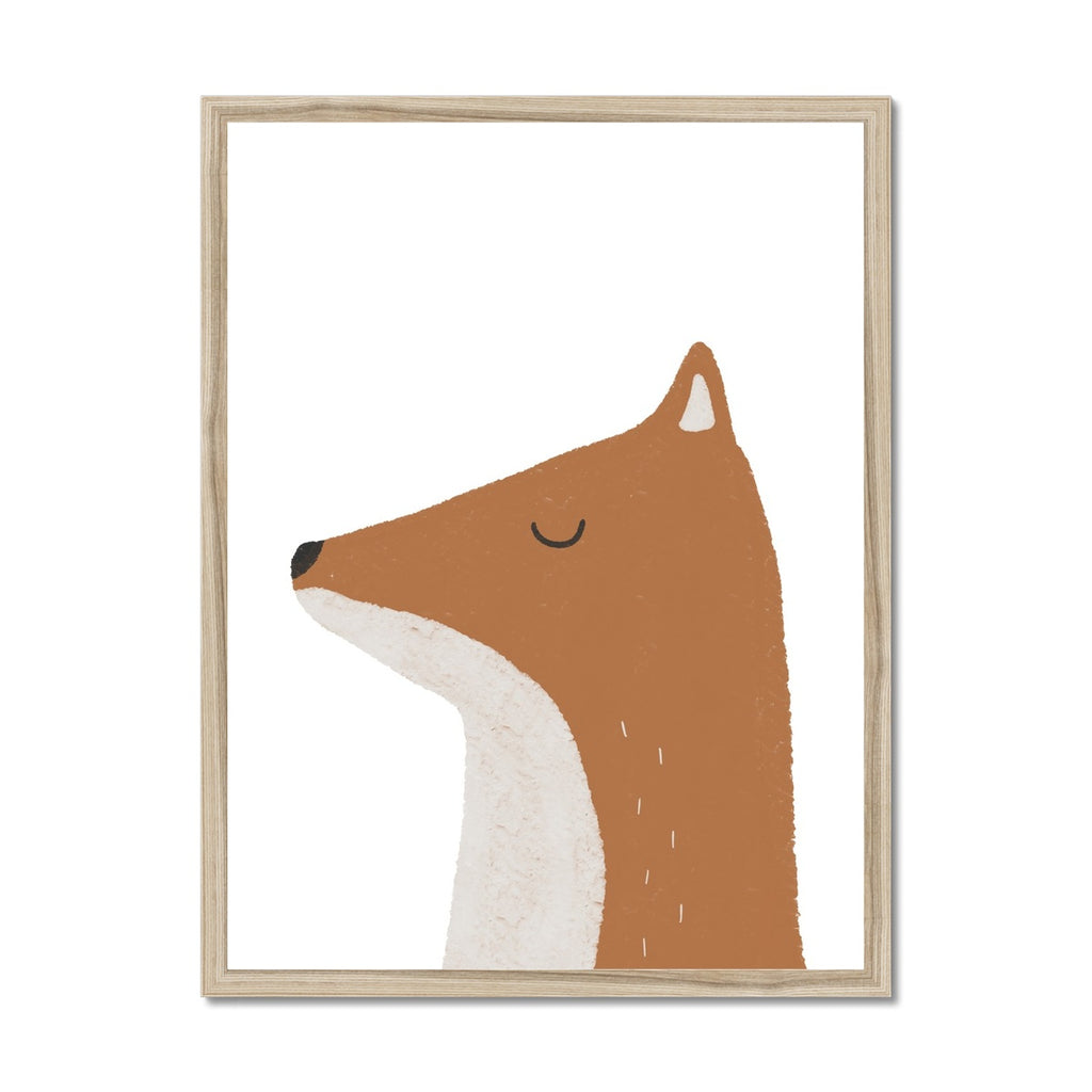 Fox Print - Plain |  Framed Print