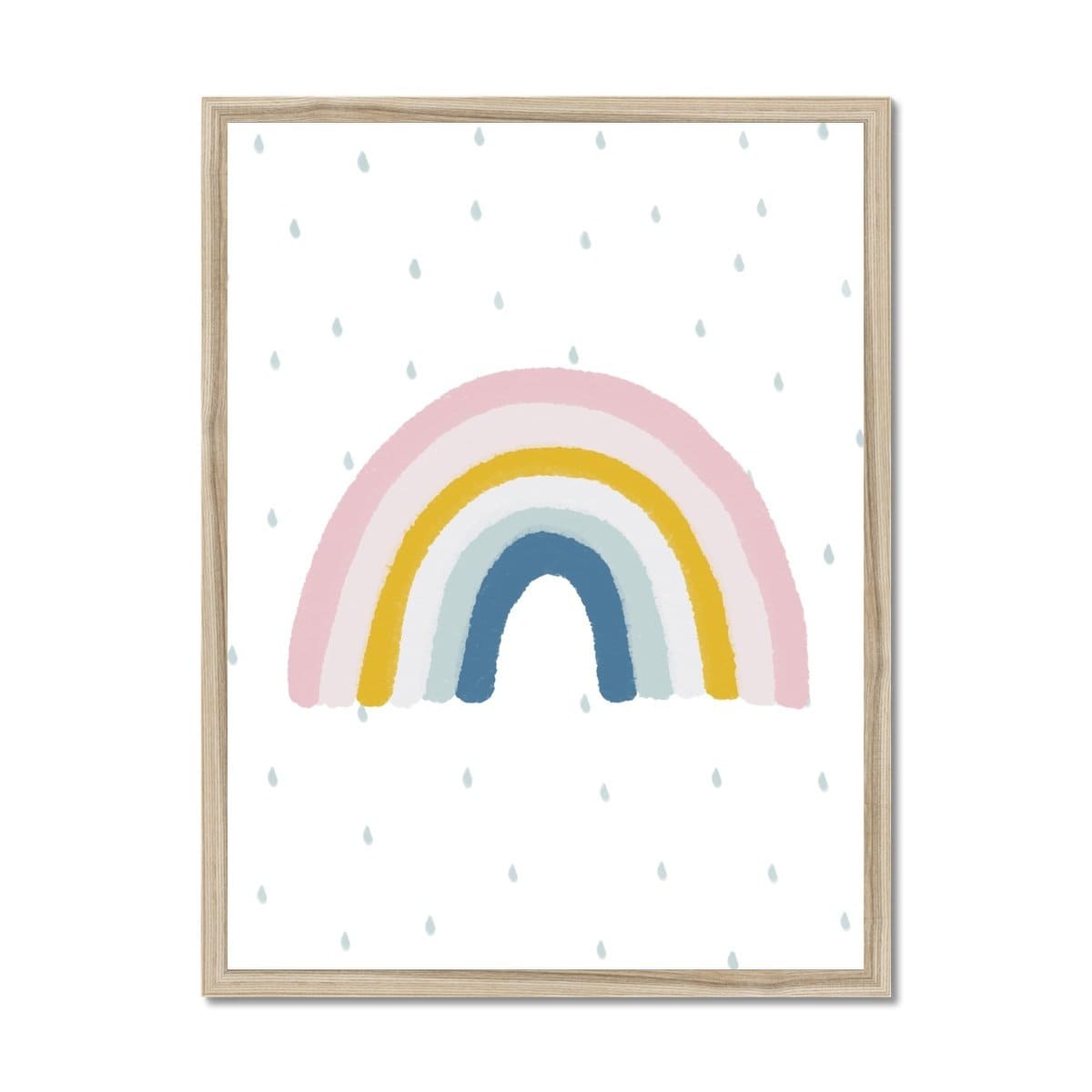 Rainbow Wall Art - Matches H&M Cushion |  Framed Print