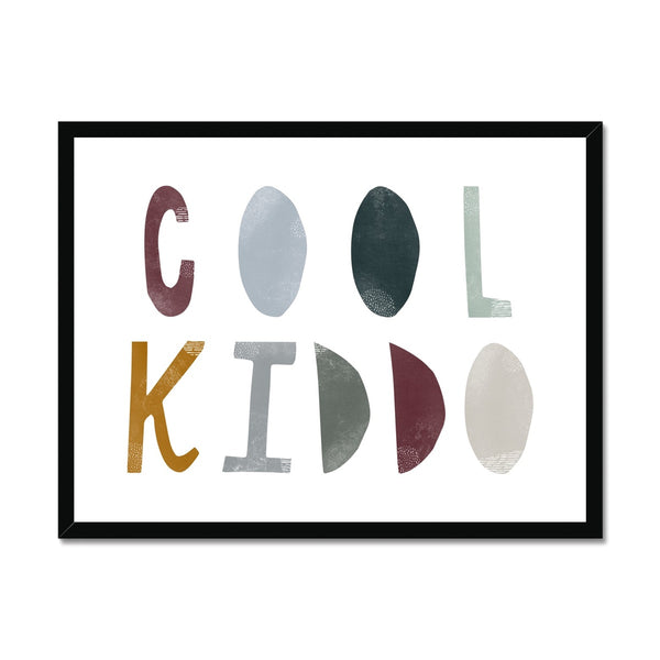 Cool Kiddo - Woodland |  Framed Print