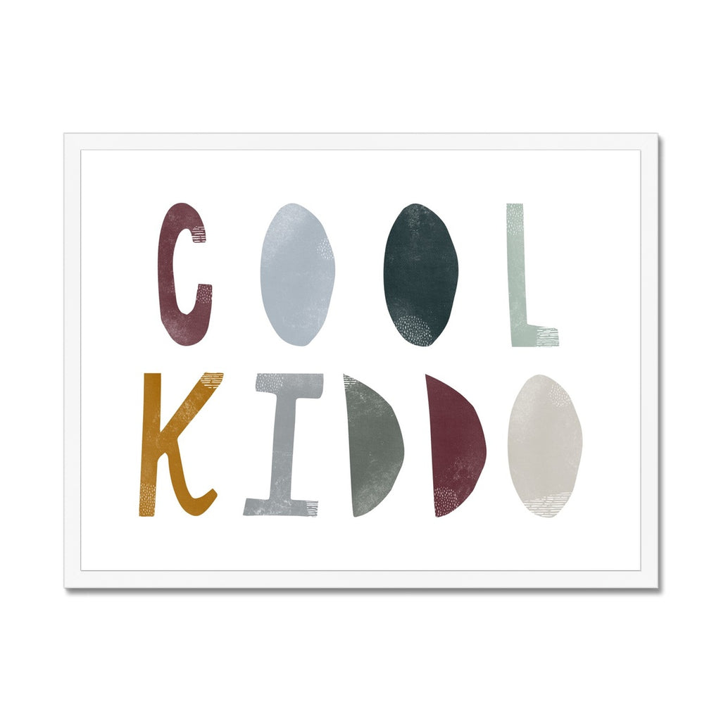 Cool Kiddo - Woodland |  Framed Print