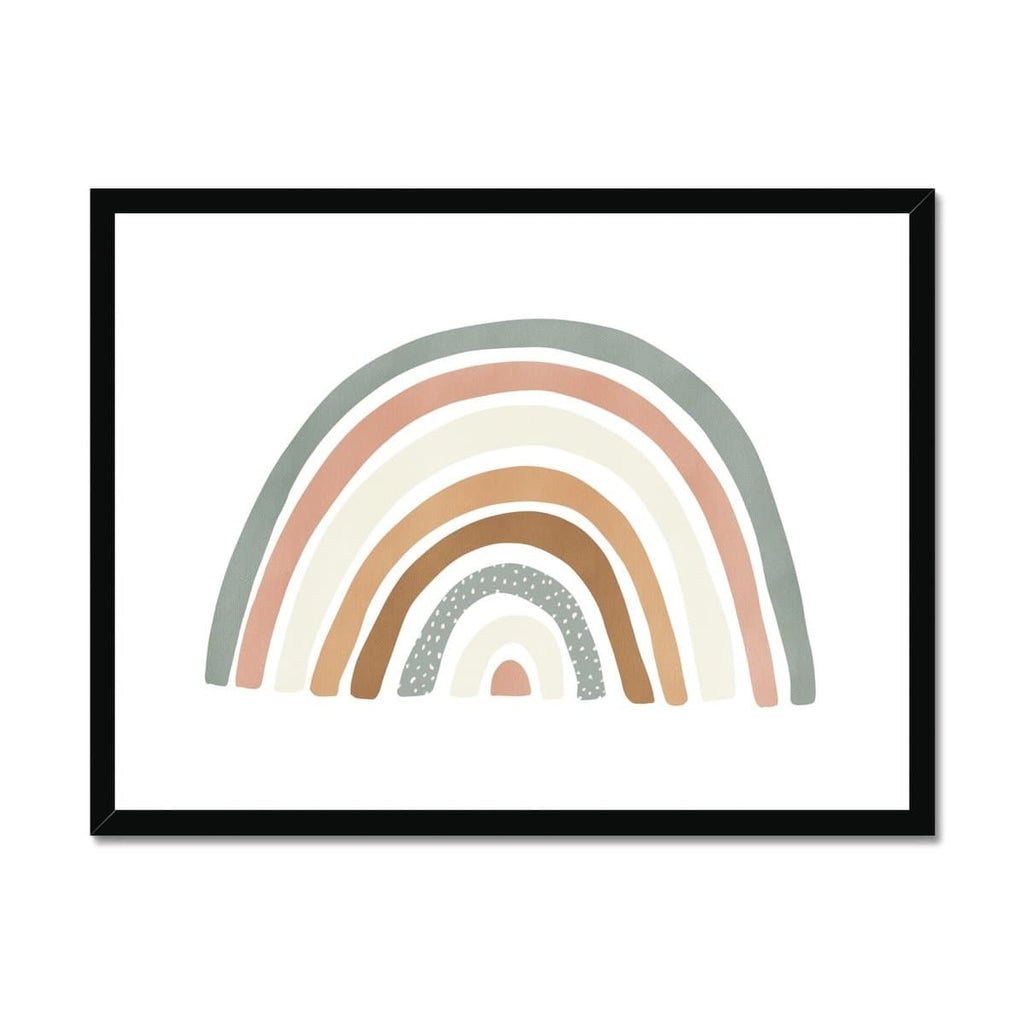 Scandi Rainbow - Watermelon |  Framed Print