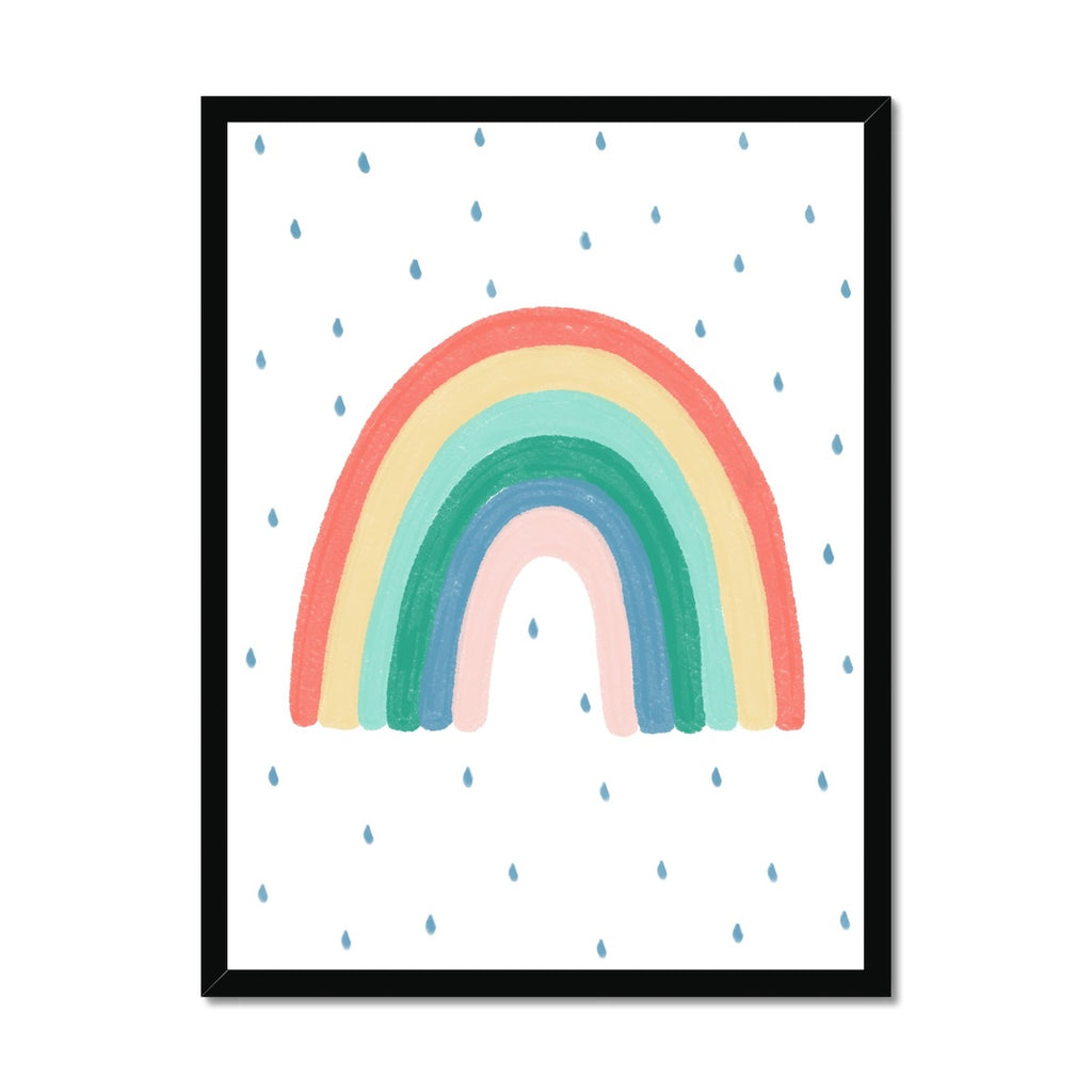 Rainbow Wall Art - Rainbow Colours |  Framed Print