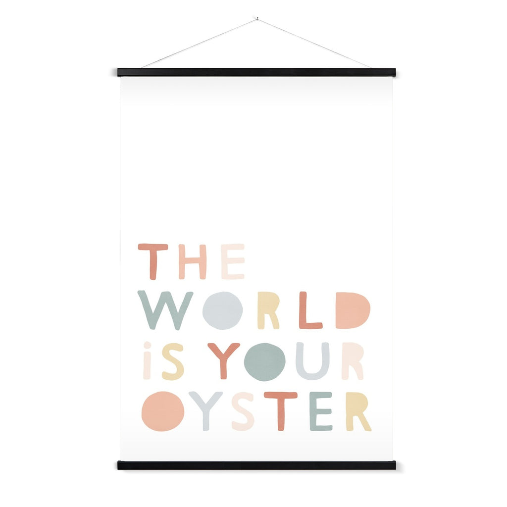 The World is Your Oyster - Subtle |  Fine Art Print with Hanger