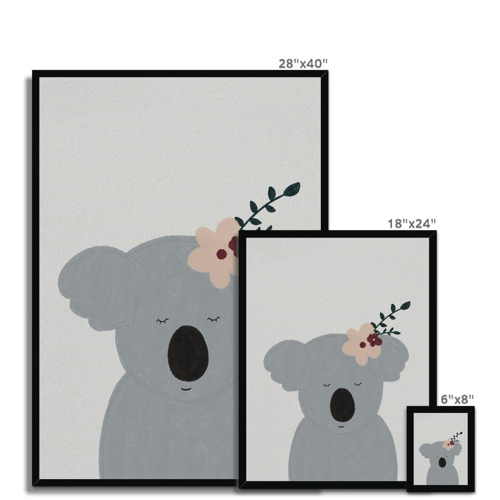Sleepy Koala |  Framed Print