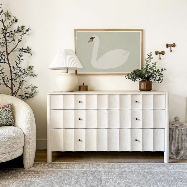Swan Art - Pavilion Blue |  Unframed