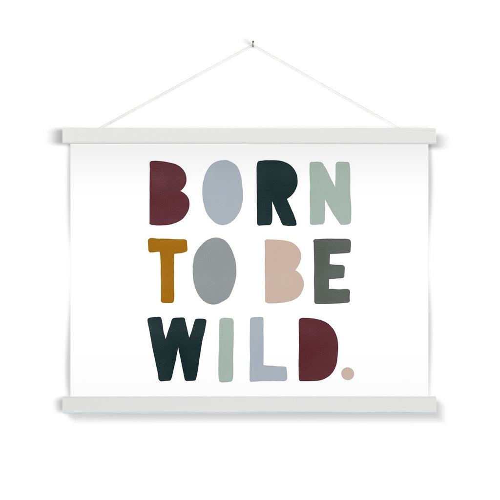Born to be Wild Print - Woodland Landscape |  Fine Art Print with Hanger