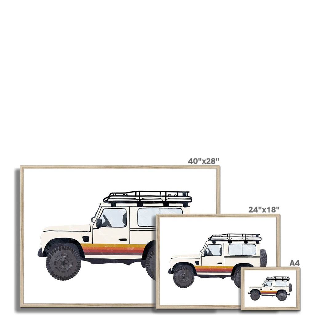 4x4 Jeep - Adventure Off Road |  Framed Print