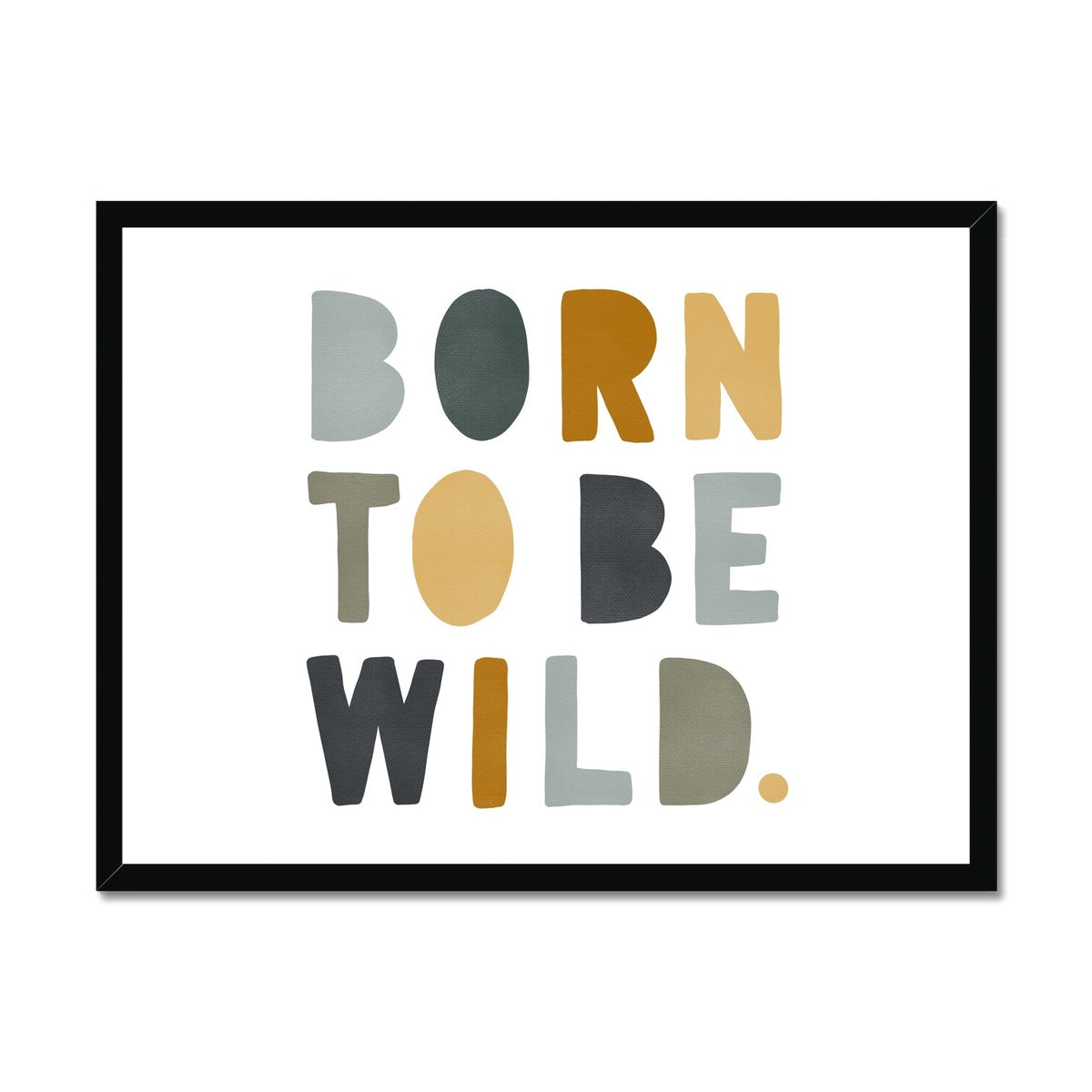 Born to be Wild Print - Jungle Landscape |  Framed Print