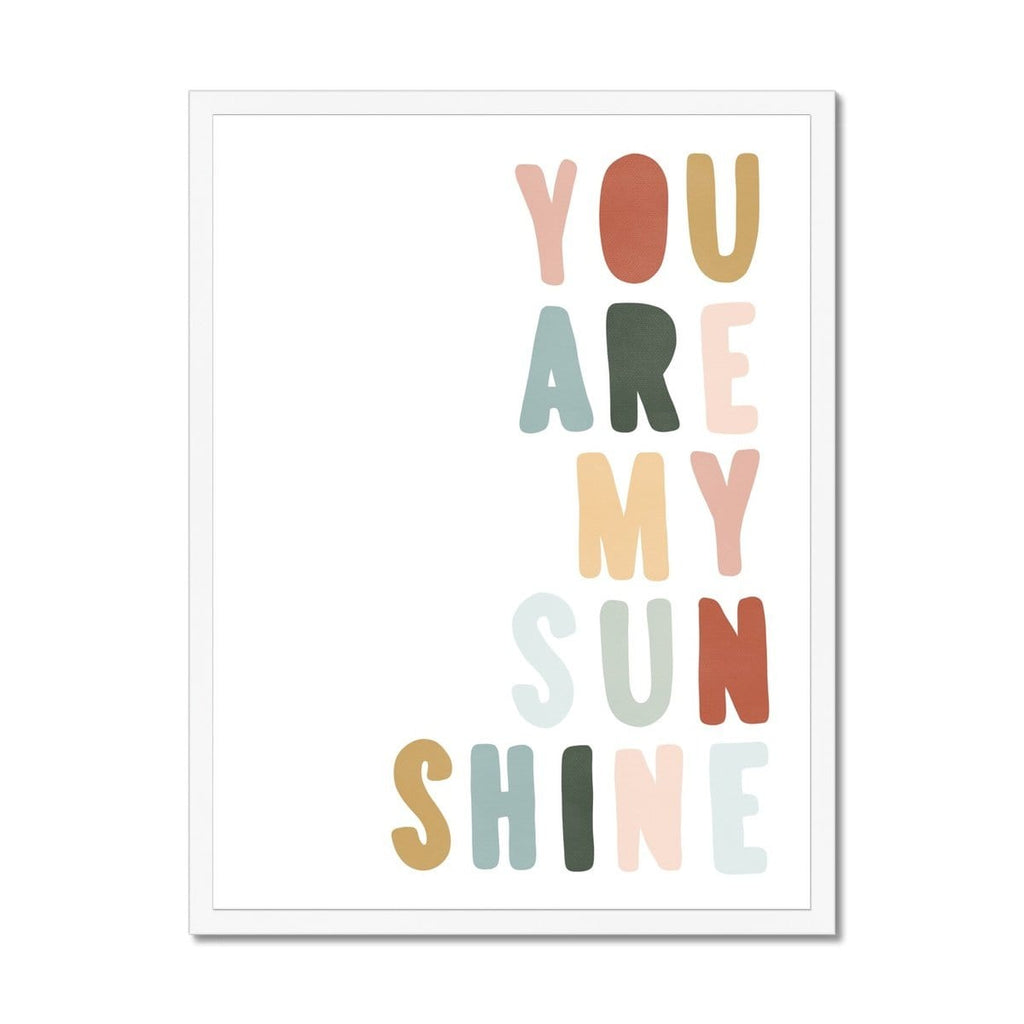 You Are My Sunshine - Autumn Walk |  Framed Print