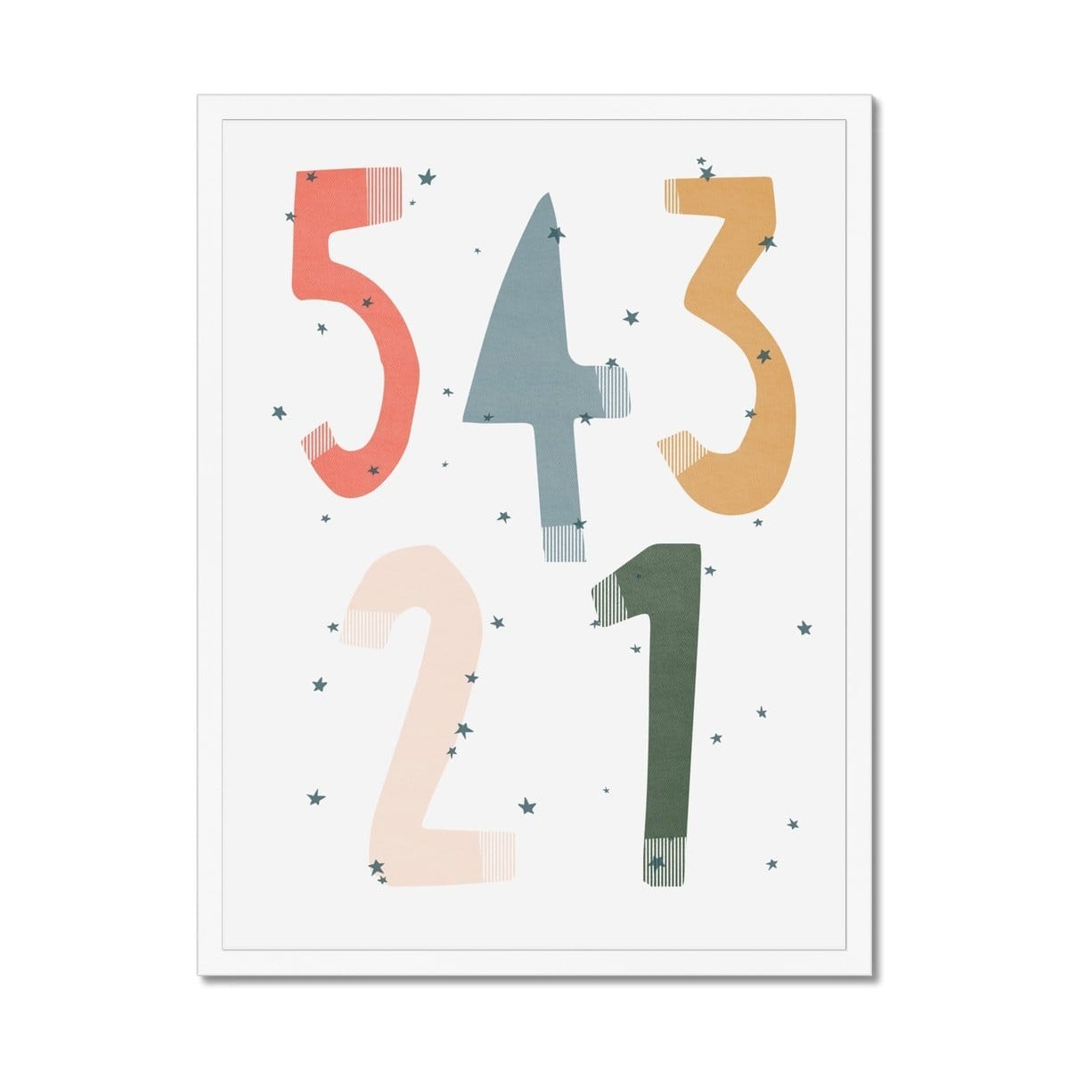 54321 Blast Off - Space Theme |  Framed Print