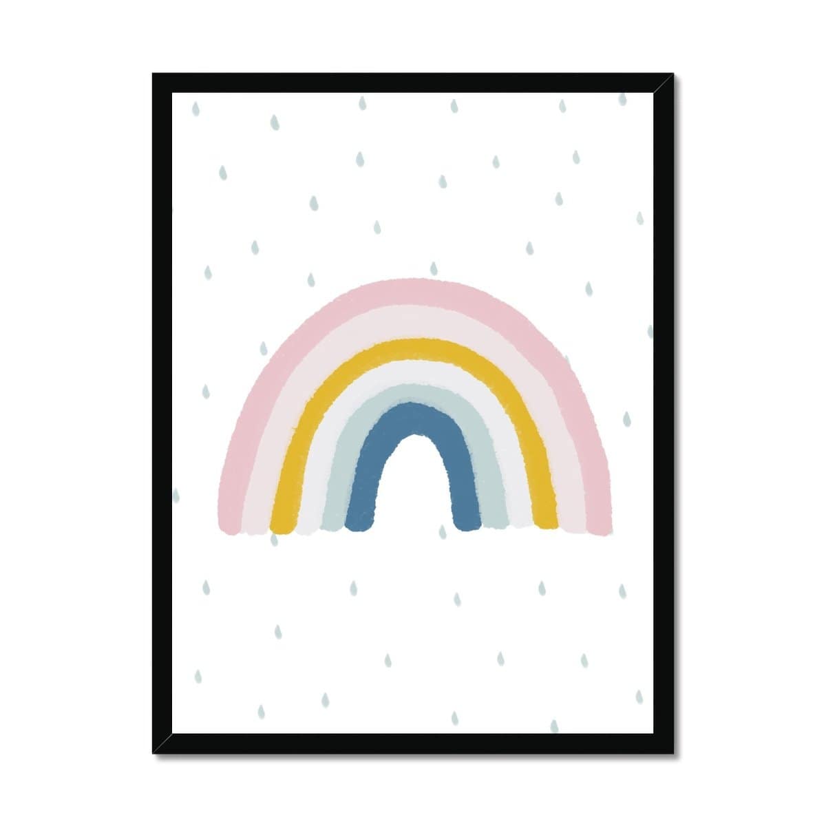Rainbow Wall Art - Matches H&M Cushion |  Framed Print
