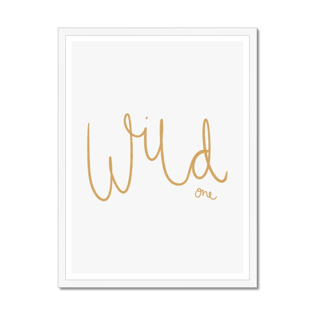 Wild One - Ochre |  Framed Print