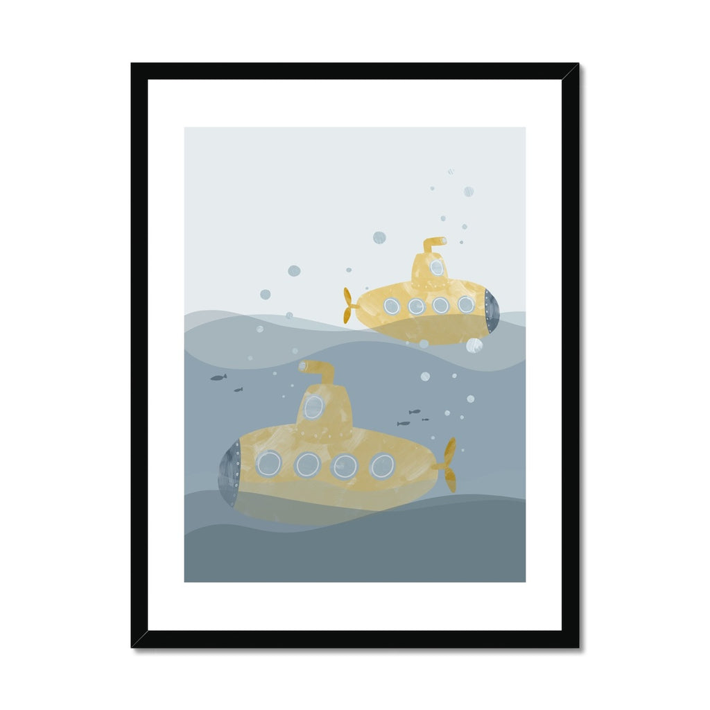 Yellow Submarine Print - Portrait |  Framed Print