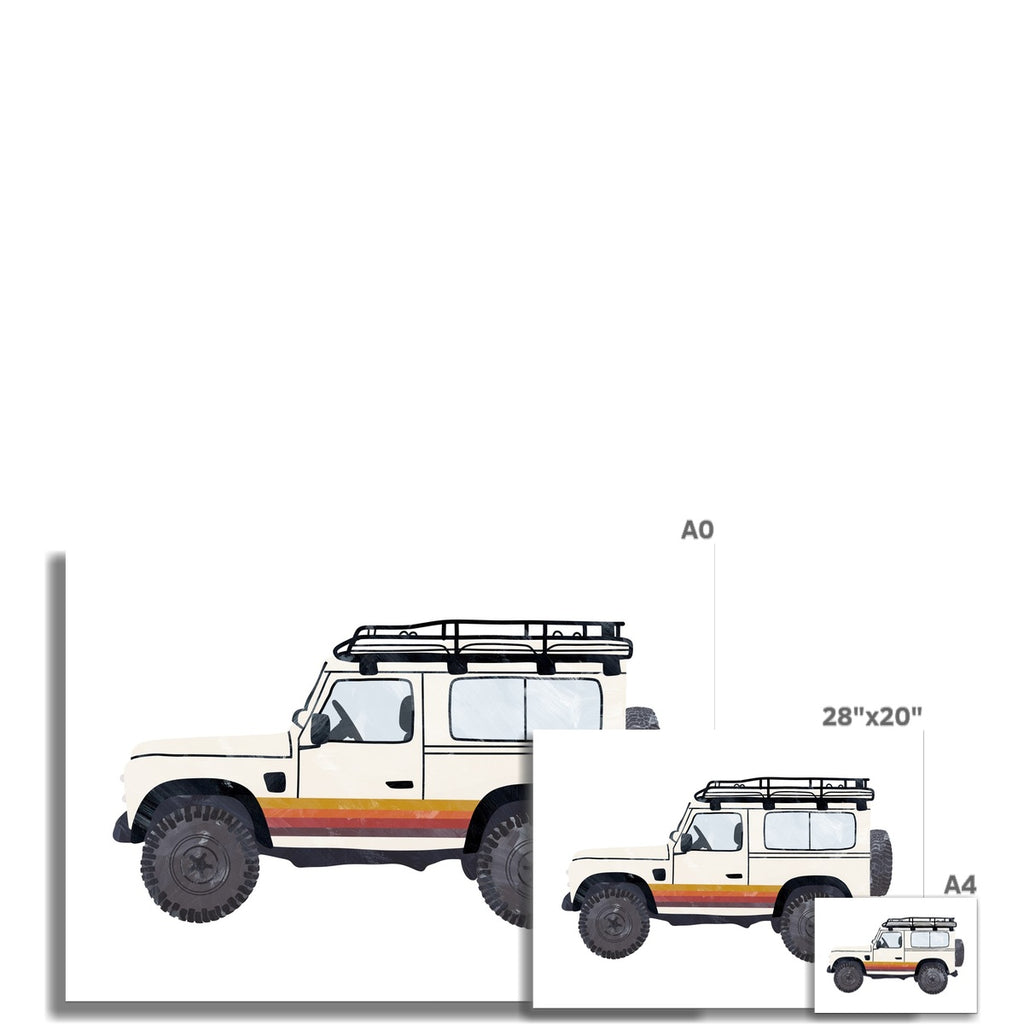 4x4 Land Rover - Adventure Off Road |  Unframed