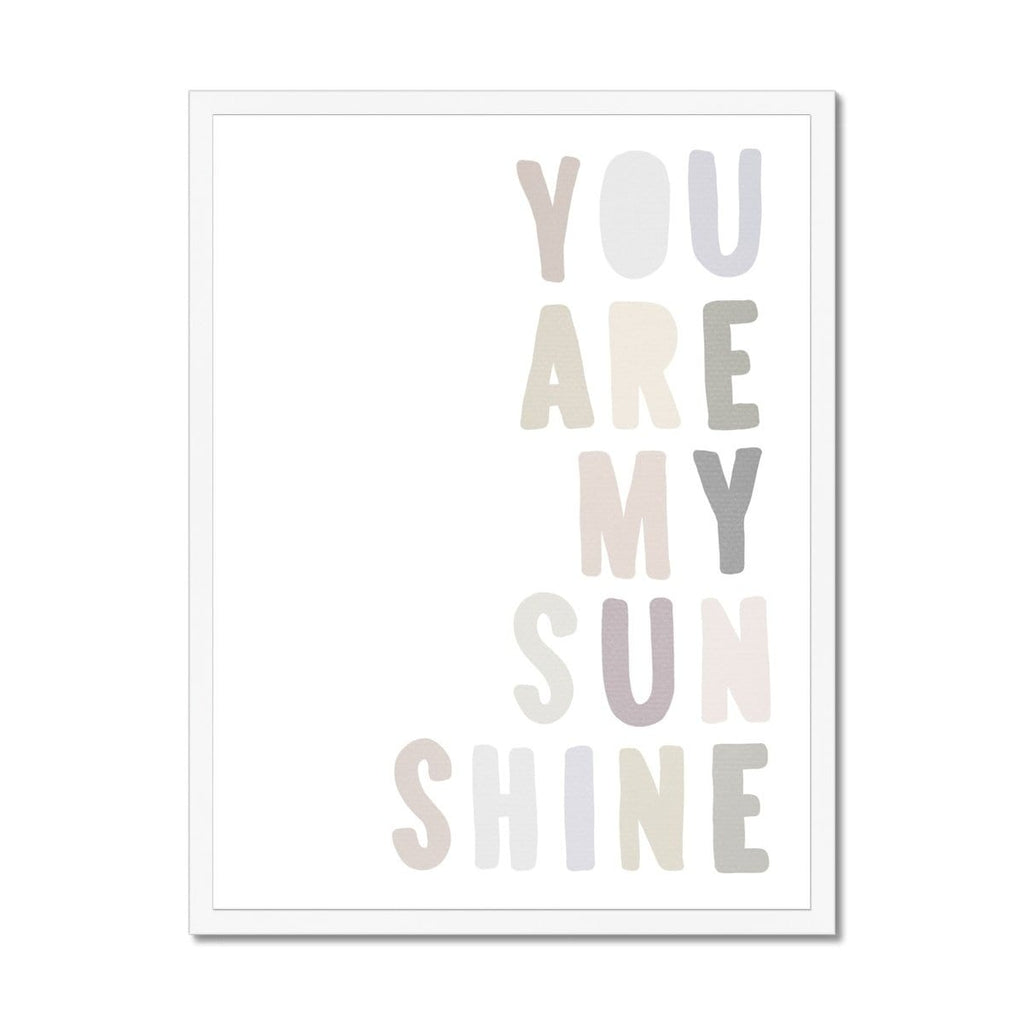 You Are My Sunshine - Natural |  Framed Print