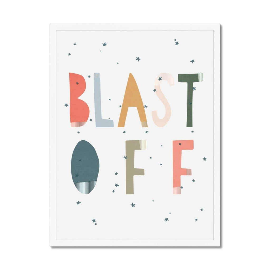 Blast Off - Space Theme |  Framed Print