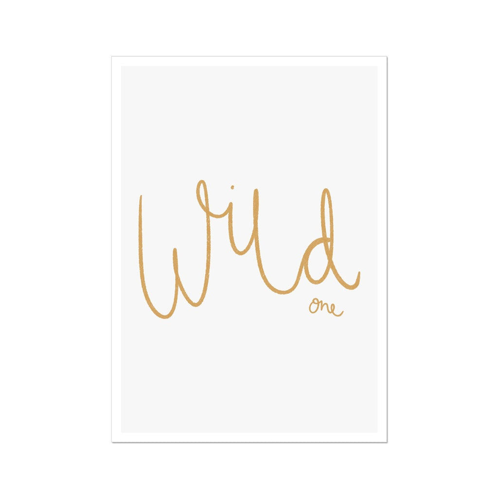 Wild One - Ochre |  Unframed