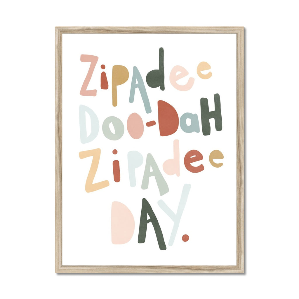 Zipadee Doo Dah - Autumn |  Framed Print