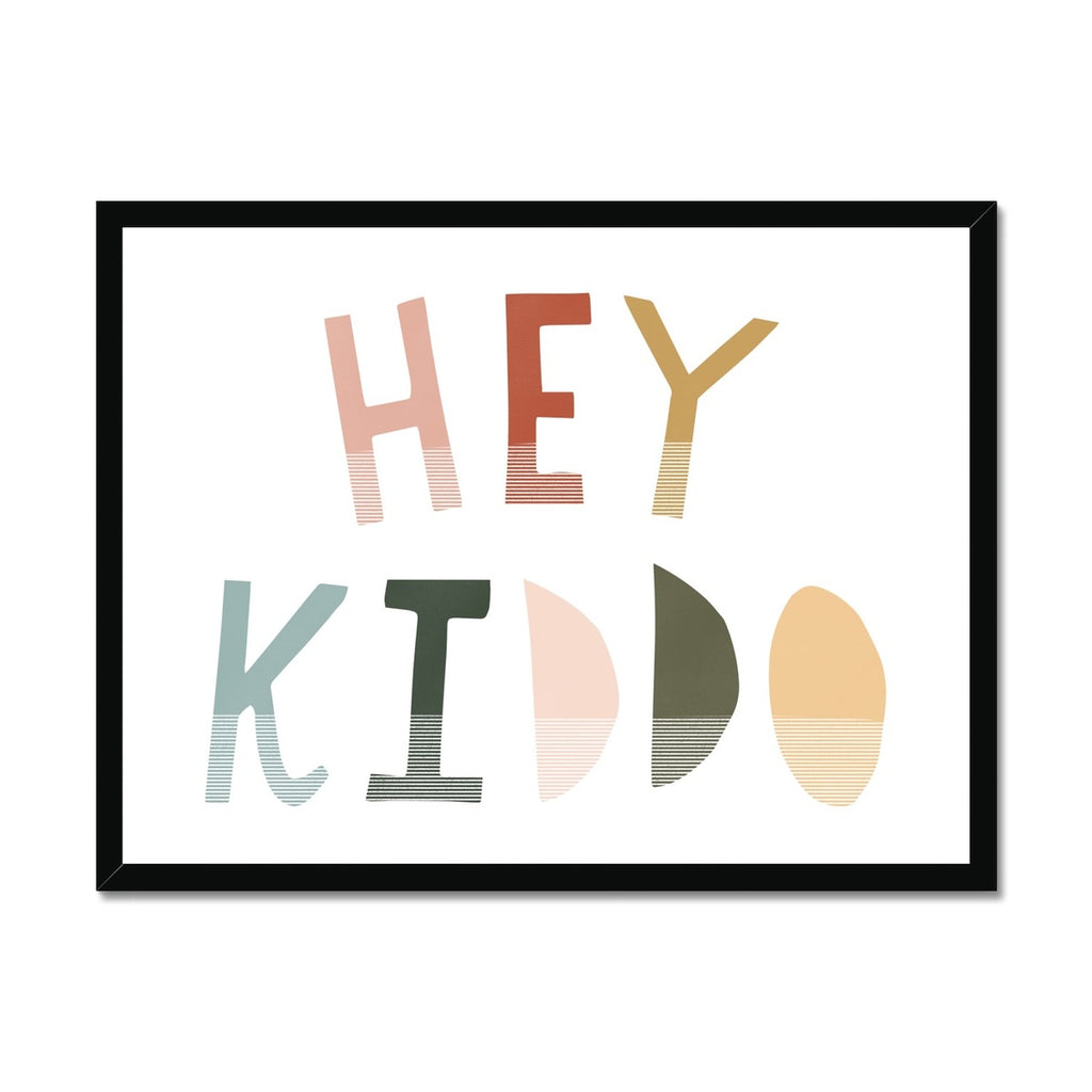 Hey Kiddo - Autumn (Landscape) |  Framed Print