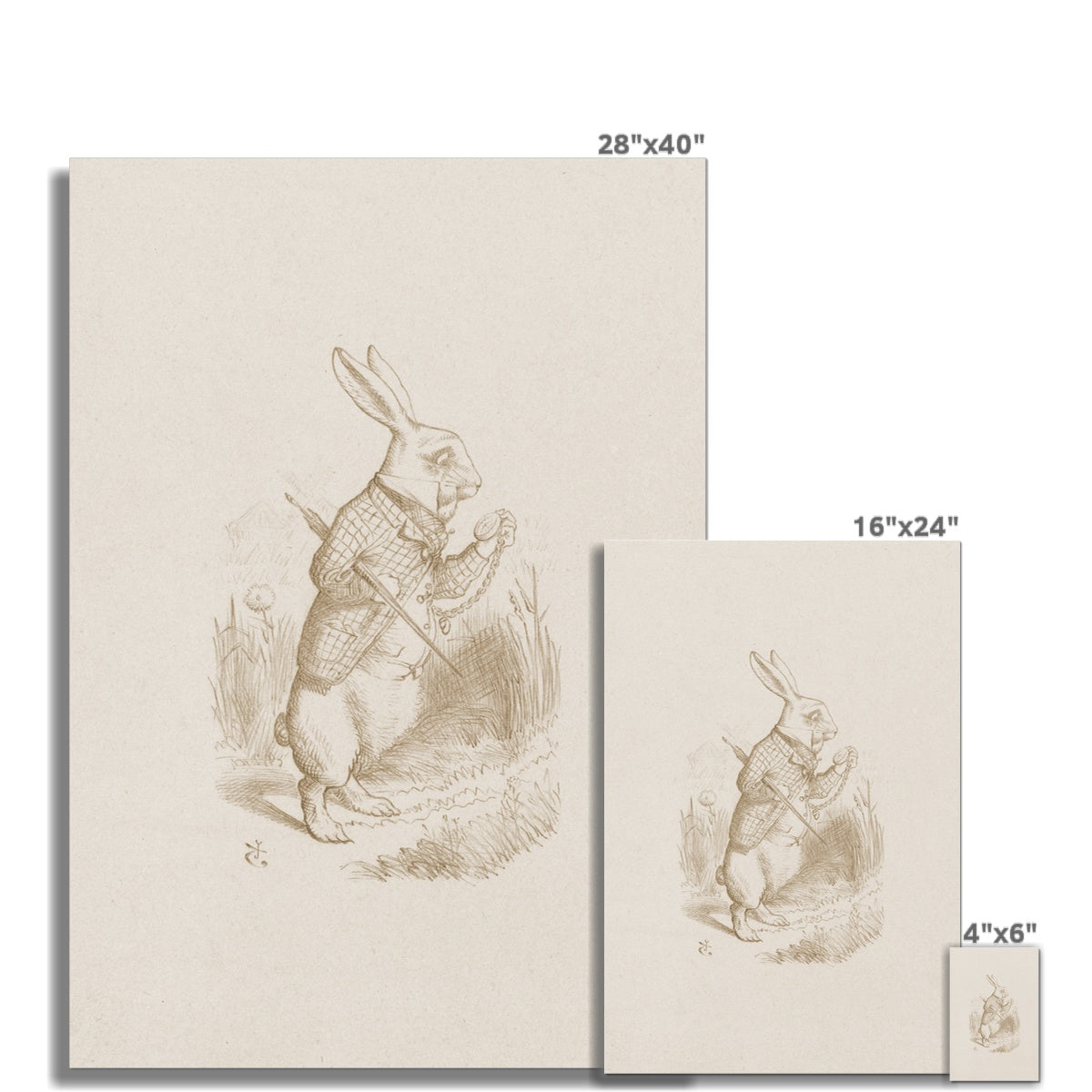 Alice's Adventures in Wonderland |  Unframed