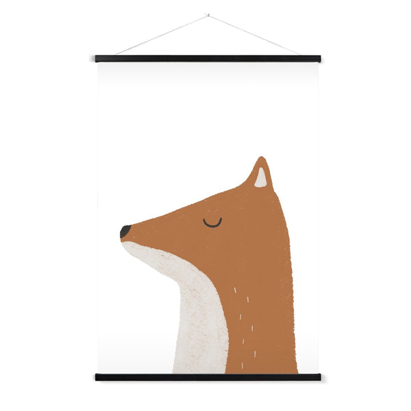 Fox Print - Plain |  Fine Art Print with Hanger