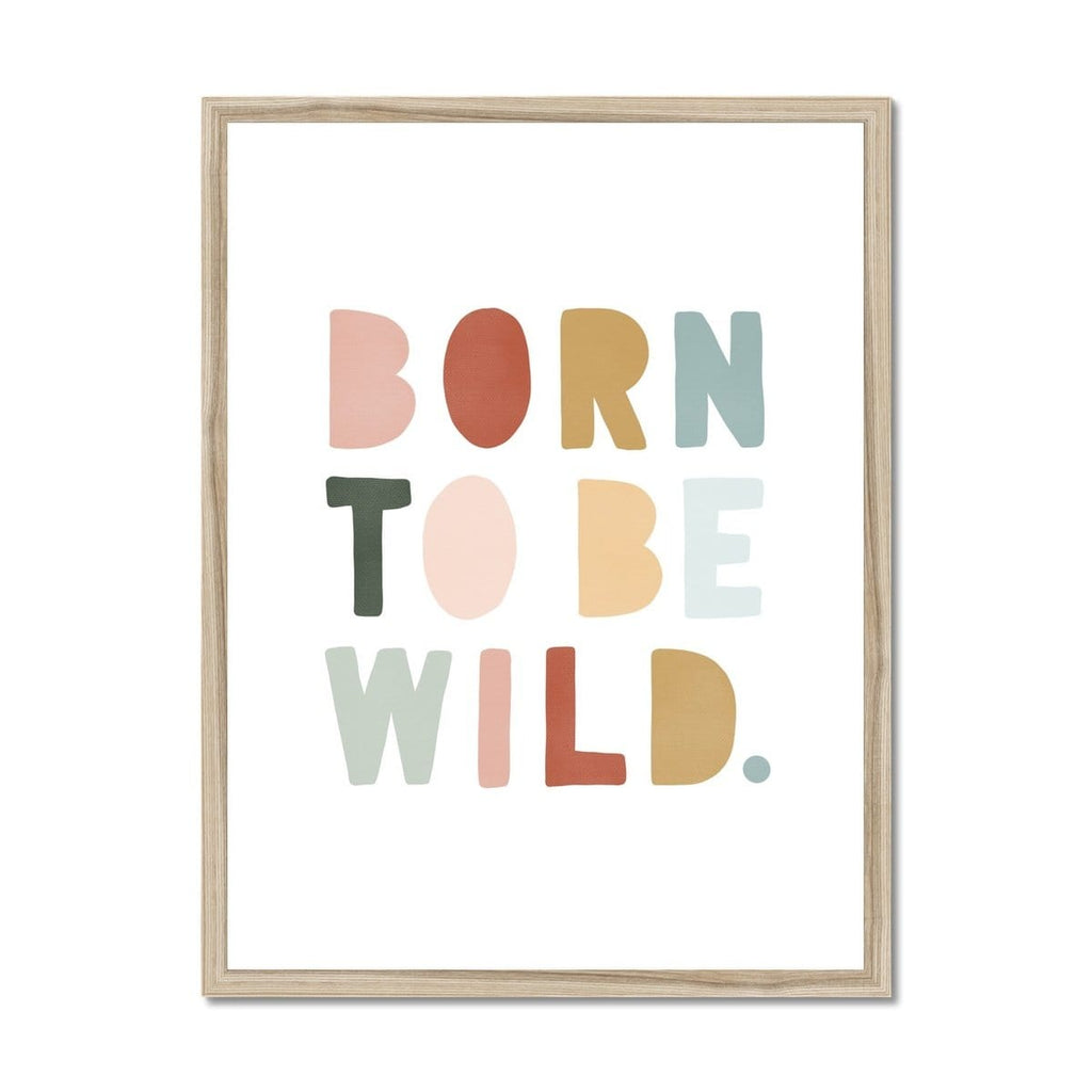 Born To Be Wild Print - Autumn |  Framed Print